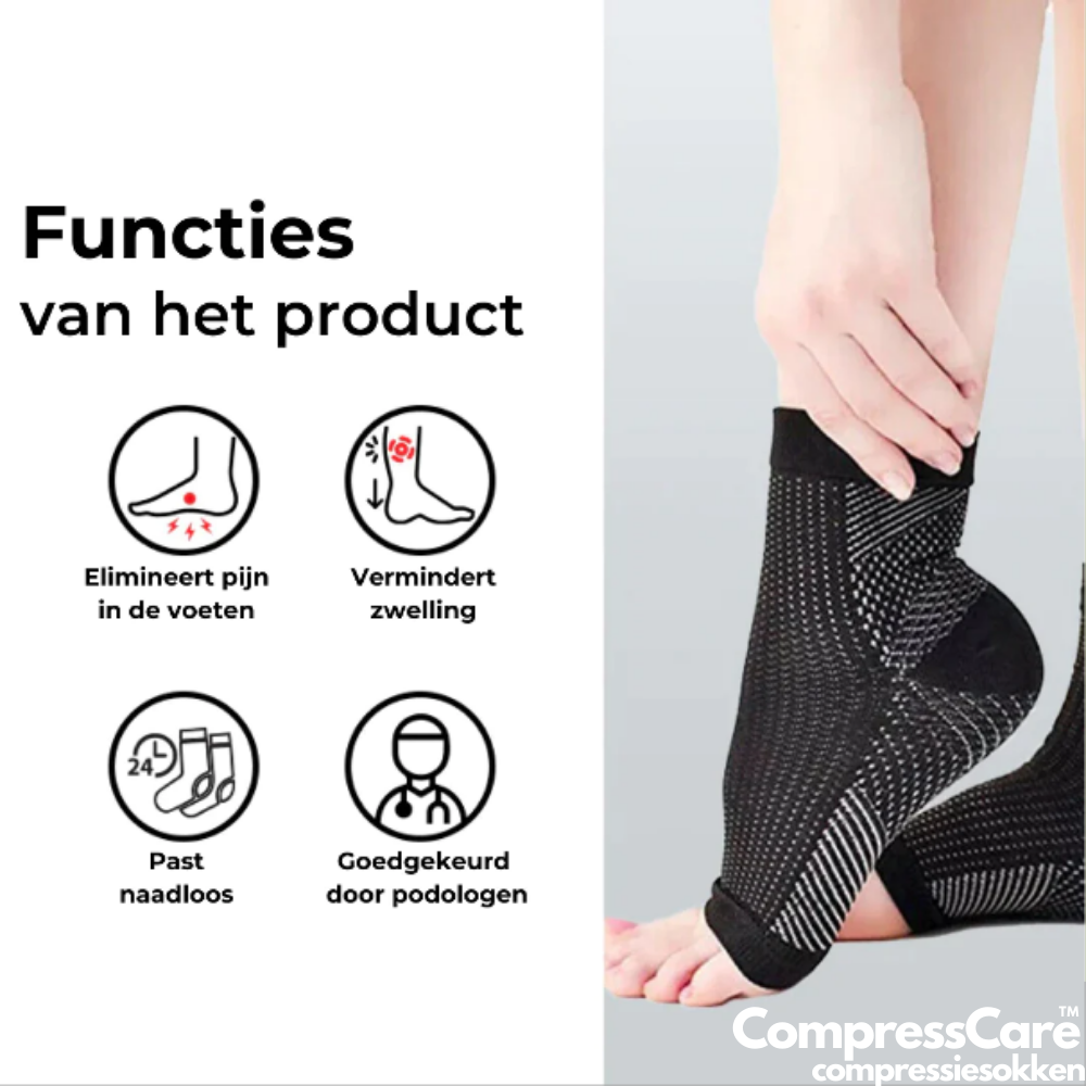 CompressPro Chaussettes - Pour Soulagement et Confort en Cas de Douleurs Aux Pieds