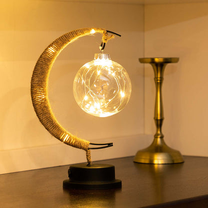 Floroux – Lampe de lune LED fascinante pour une lueur chaleureuse et envoûtante
