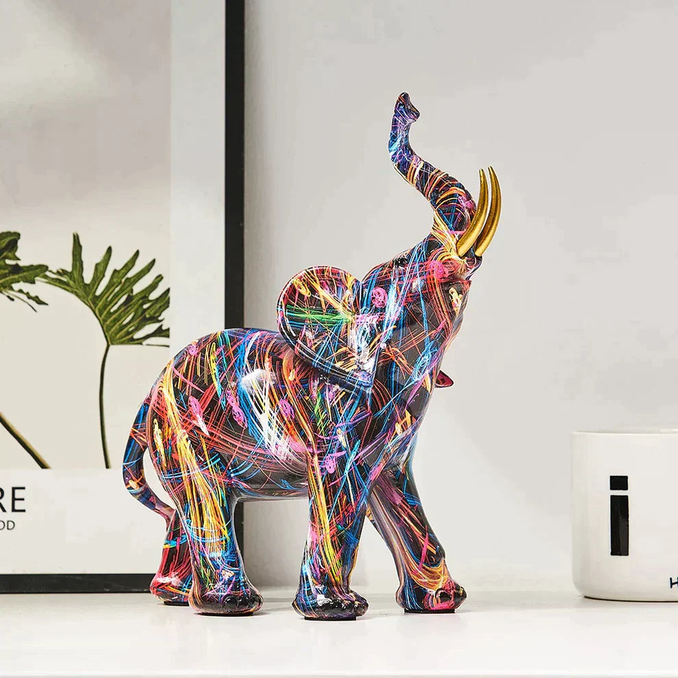 ColorElephant - Graffiti artistique pour intérieur