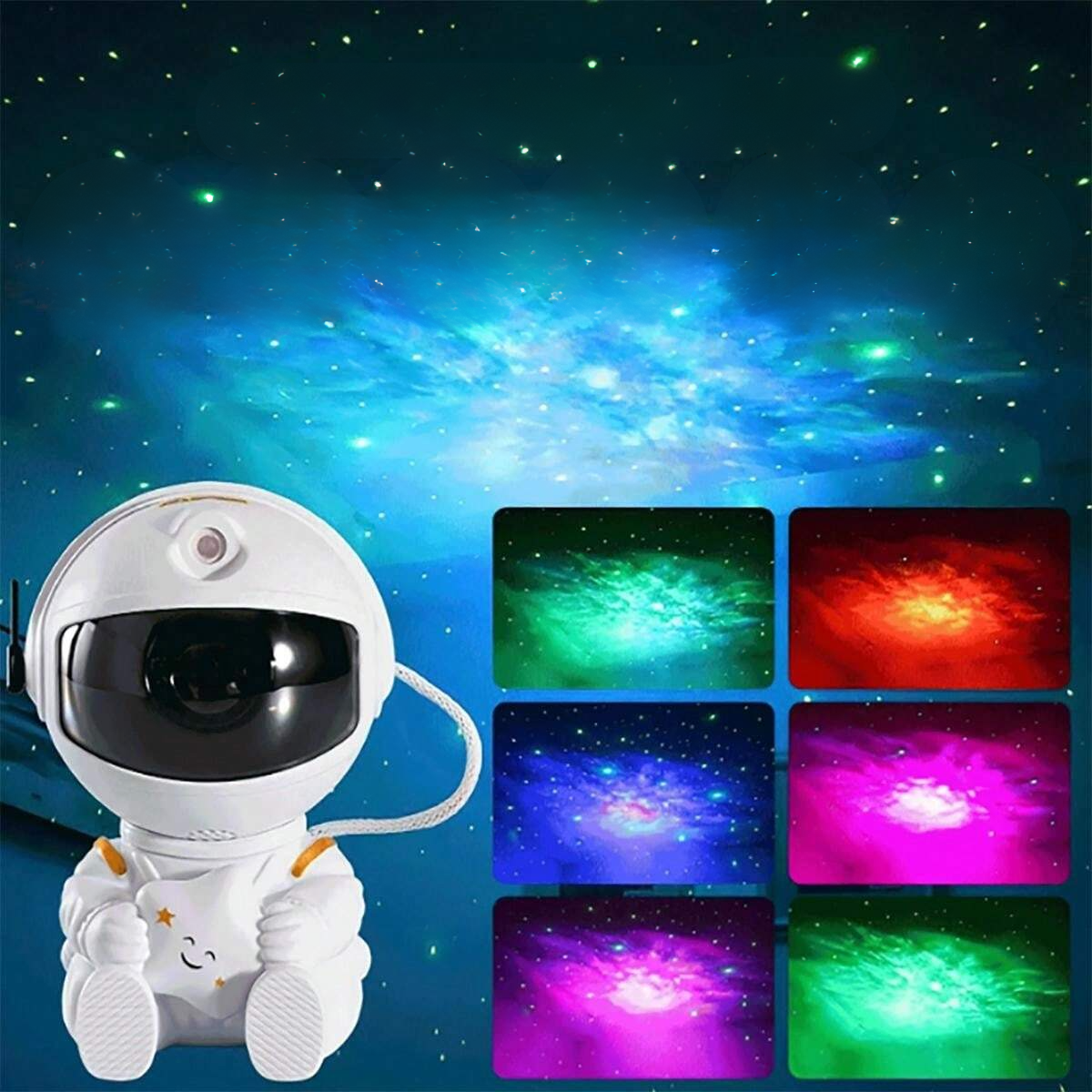 CosmicDream | Projecteur de galaxie d'astronaute relaxant | Lampe de table