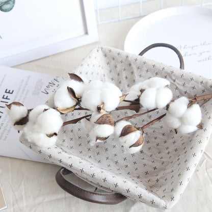 Floroux branches en coton | Décoration naturelle | Parfait pour les vases | Élégance intemporelle