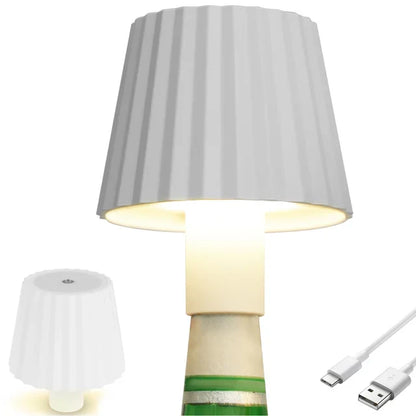 Floroux - Lampe de table bouteille