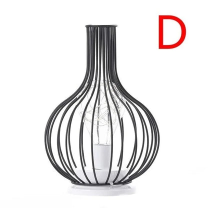 Vintage Glow – lampes de table creuses nostalgiques