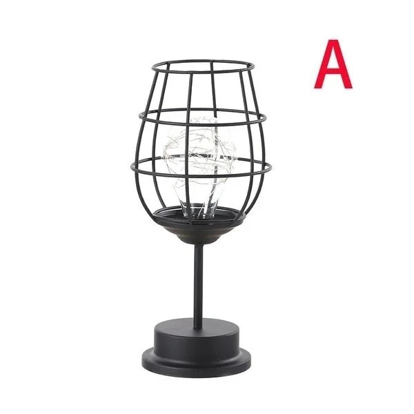 Vintage Glow – lampes de table creuses nostalgiques