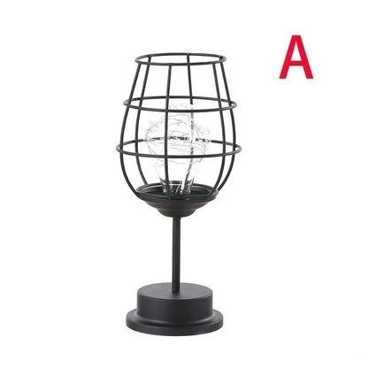 Vintage Glow – lampes de table creuses nostalgiques