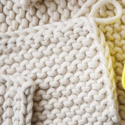 Floroux Crochet Pot Holder | Thick and Durable | Heat Resistant | Modern Design for the Home
