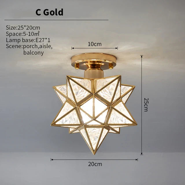 Floroux - Lustre en cristal en forme de pétales