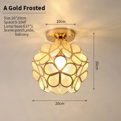 Floroux - Lustre en cristal en forme de pétales