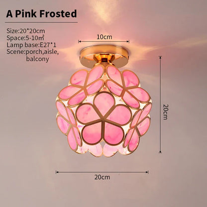 Floroux - Lustre en cristal en forme de pétales