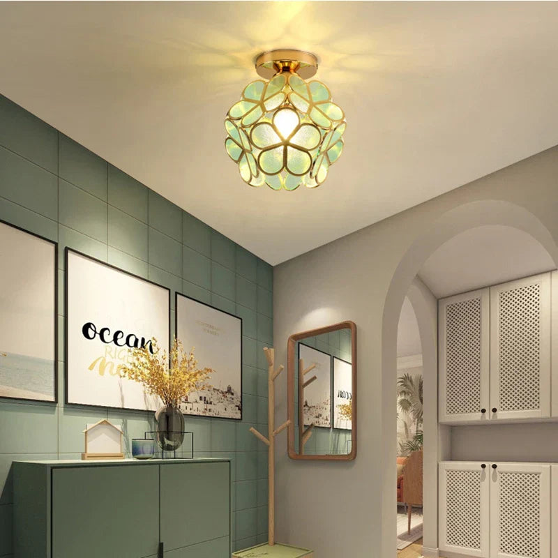 Floroux - Lustre en cristal en forme de pétales