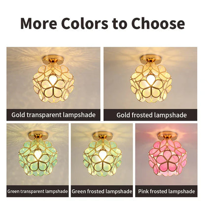 Floroux - Lustre en cristal en forme de pétales