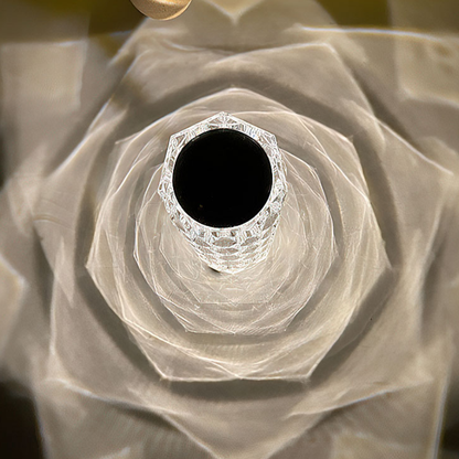 Lumière de nuit en cristal diamant