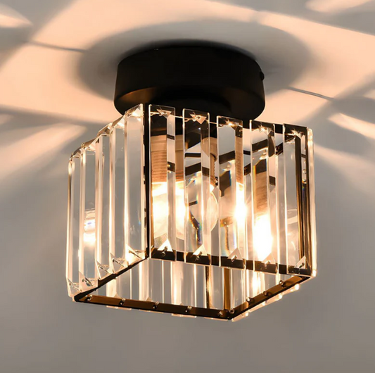 Floroux - Plafonnier moderne en cristal | Design luxueux et lumière vive pour chaque pièce