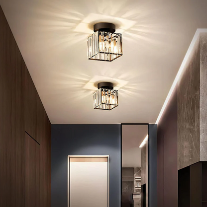 Floroux - Plafonnier moderne en cristal | Design luxueux et lumière vive pour chaque pièce