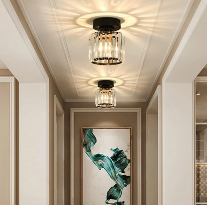 Floroux - Plafonnier moderne en cristal | Design luxueux et lumière vive pour chaque pièce