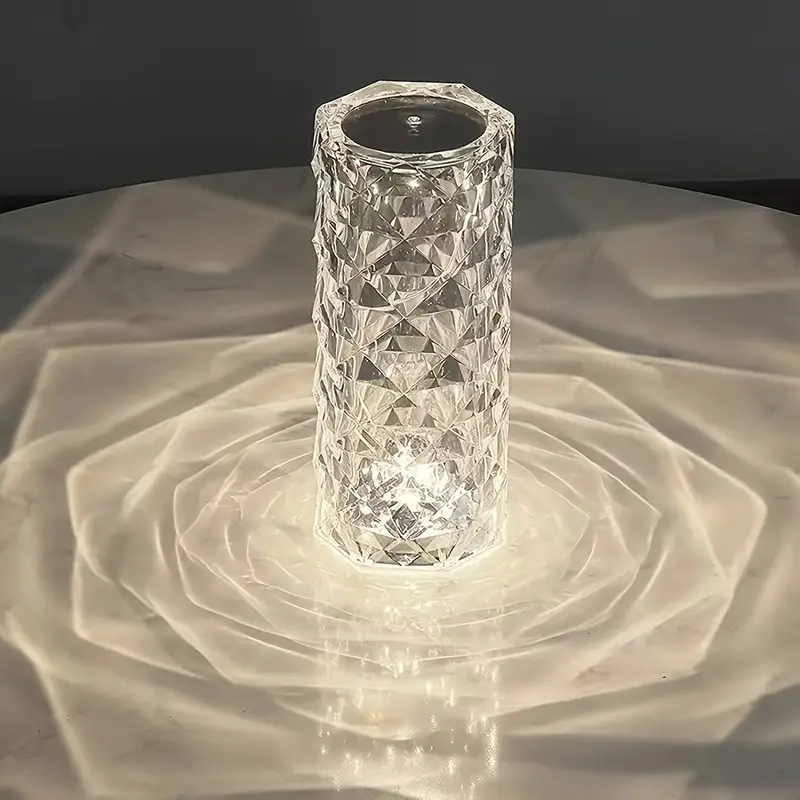 Lumière de nuit en cristal diamant