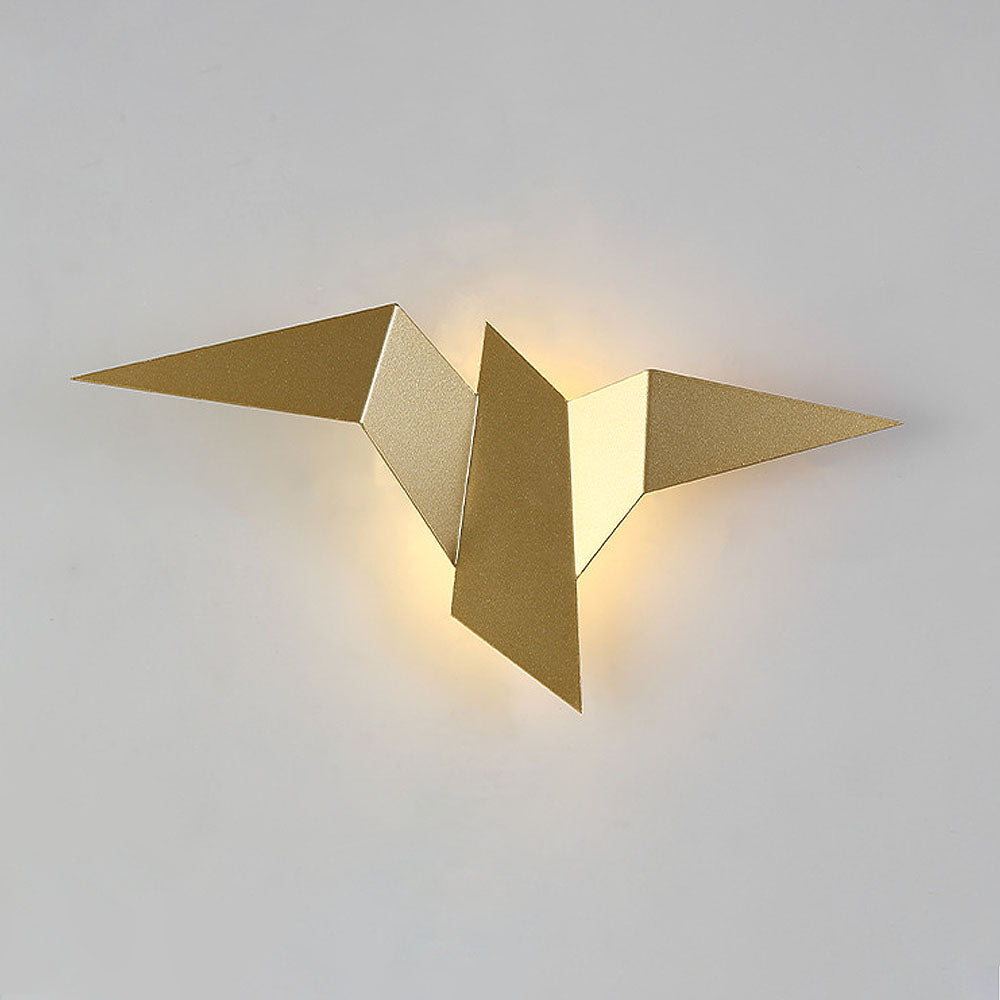 BirdLight - Applique Murale Oiseau en Fer Artisanal pour Décoration Intérieure