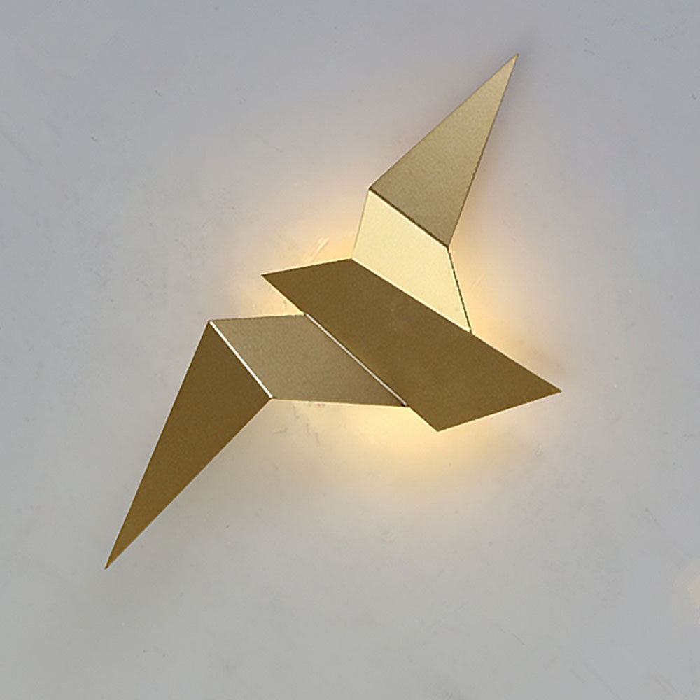 BirdLight - Applique Murale Oiseau en Fer Artisanal pour Décoration Intérieure