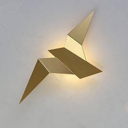 BirdLight - Applique Murale Oiseau en Fer Artisanal pour Décoration Intérieure
