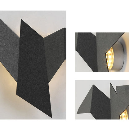 BirdLight - Applique Murale Oiseau en Fer Artisanal pour Décoration Intérieure