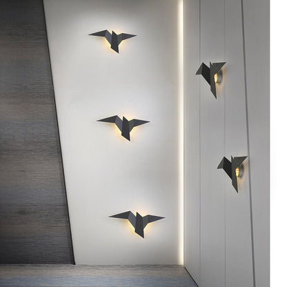 BirdLight - Applique Murale Oiseau en Fer Artisanal pour Décoration Intérieure