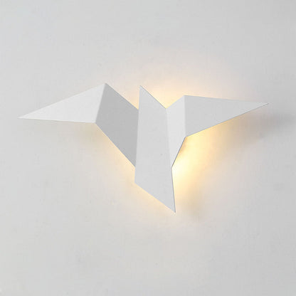 BirdLight - Applique Murale Oiseau en Fer Artisanal pour Décoration Intérieure