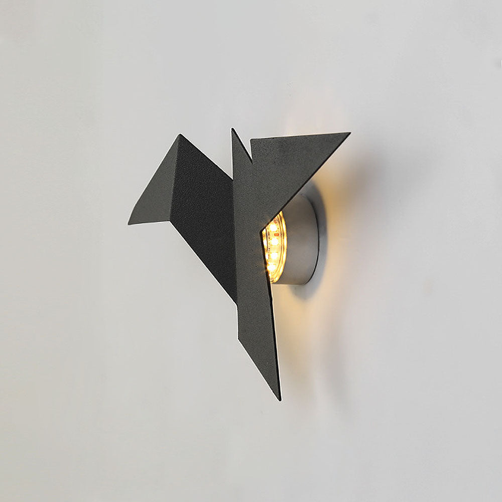 BirdLight - Applique Murale Oiseau en Fer Artisanal pour Décoration Intérieure