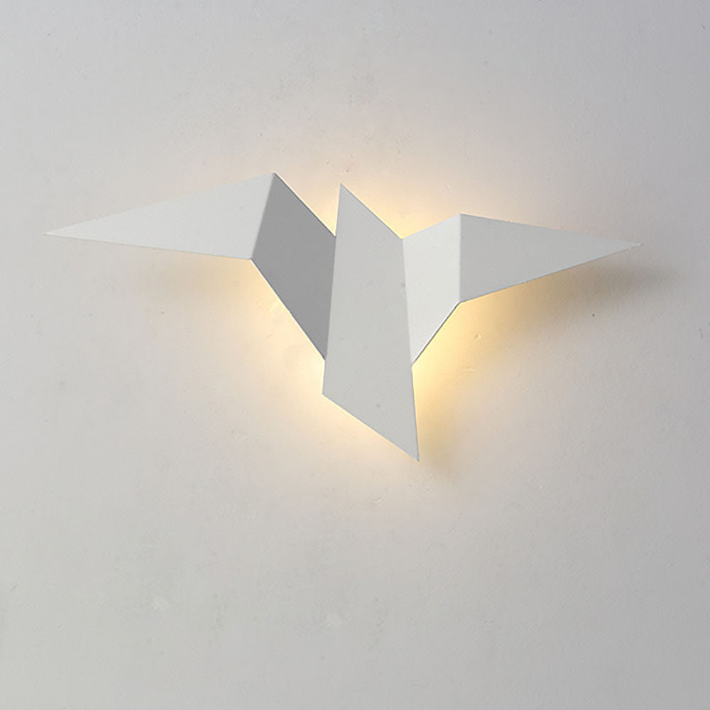 BirdLight - Applique Murale Oiseau en Fer Artisanal pour Décoration Intérieure