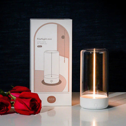 Floroux – Lampe de table LED rechargeable élégante avec contrôle tactile