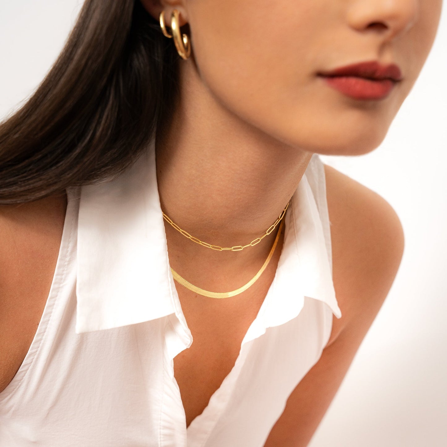 Collier Plat Élégant - Helena