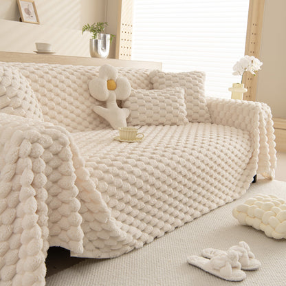 Couverture en peluche chic pour canapé/salon Rabbit