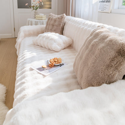Couverture en peluche moelleuse pour canapé/sofa Rabbit