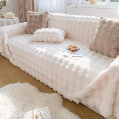 Couverture en peluche moelleuse pour canapé/sofa Rabbit