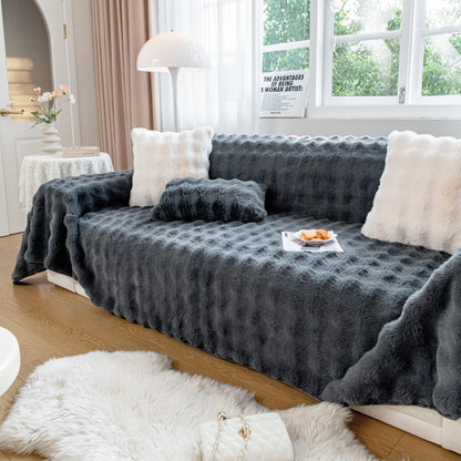 Couverture en peluche moelleuse pour canapé/sofa Rabbit