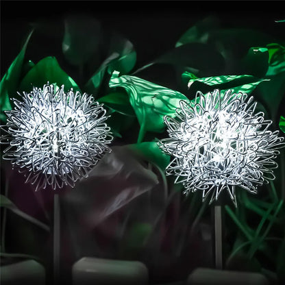 Floroux - Lampe de pelouse au pissenlit pour l'extérieur