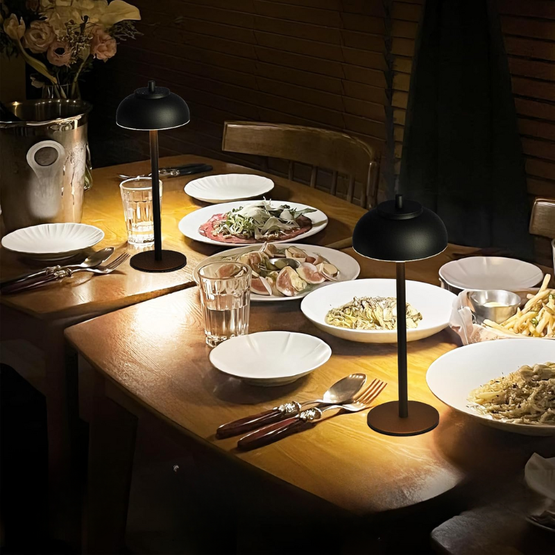 DazzleGlow | Lampe de table LED à contrôle tactile sans fil