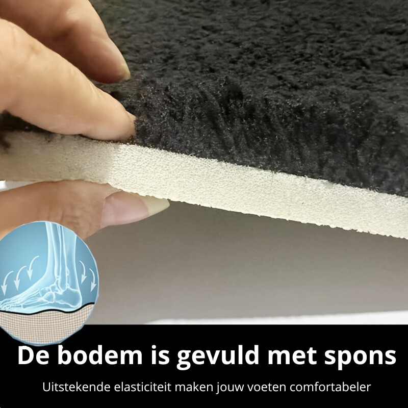 Tapis absorbant Premium - Tapis de bain doux et épais - Absorbant et antidérapant