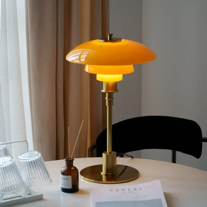 Floroux - Lampe de table LED en verre pour lire