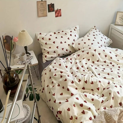 Duvet - Cœurs - Housse de couette