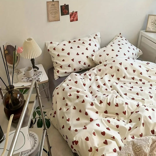 Duvet - Cœurs - Housse de couette