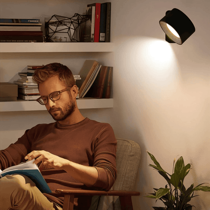 Floroux - Lampe murale sans fil innovante avec orientation flexible à 360° et contrôle tactile