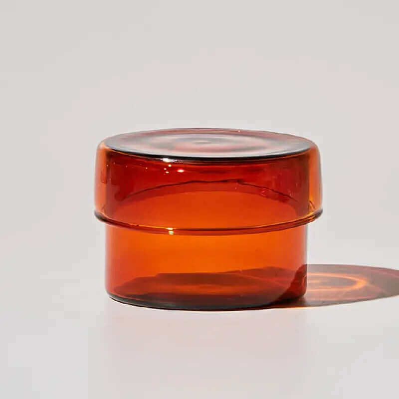 Bocal en verre mini de bureau