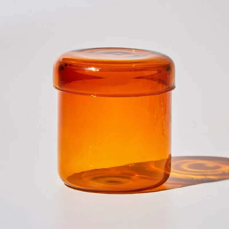 Bocal en verre mini de bureau