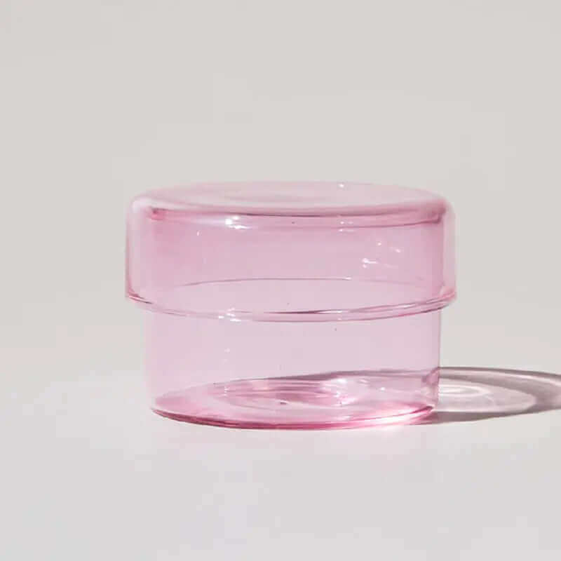 Bocal en verre mini de bureau