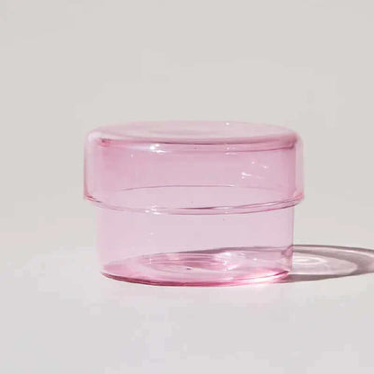 Bocal en verre mini de bureau