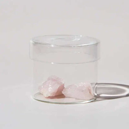 Bocal en verre mini de bureau