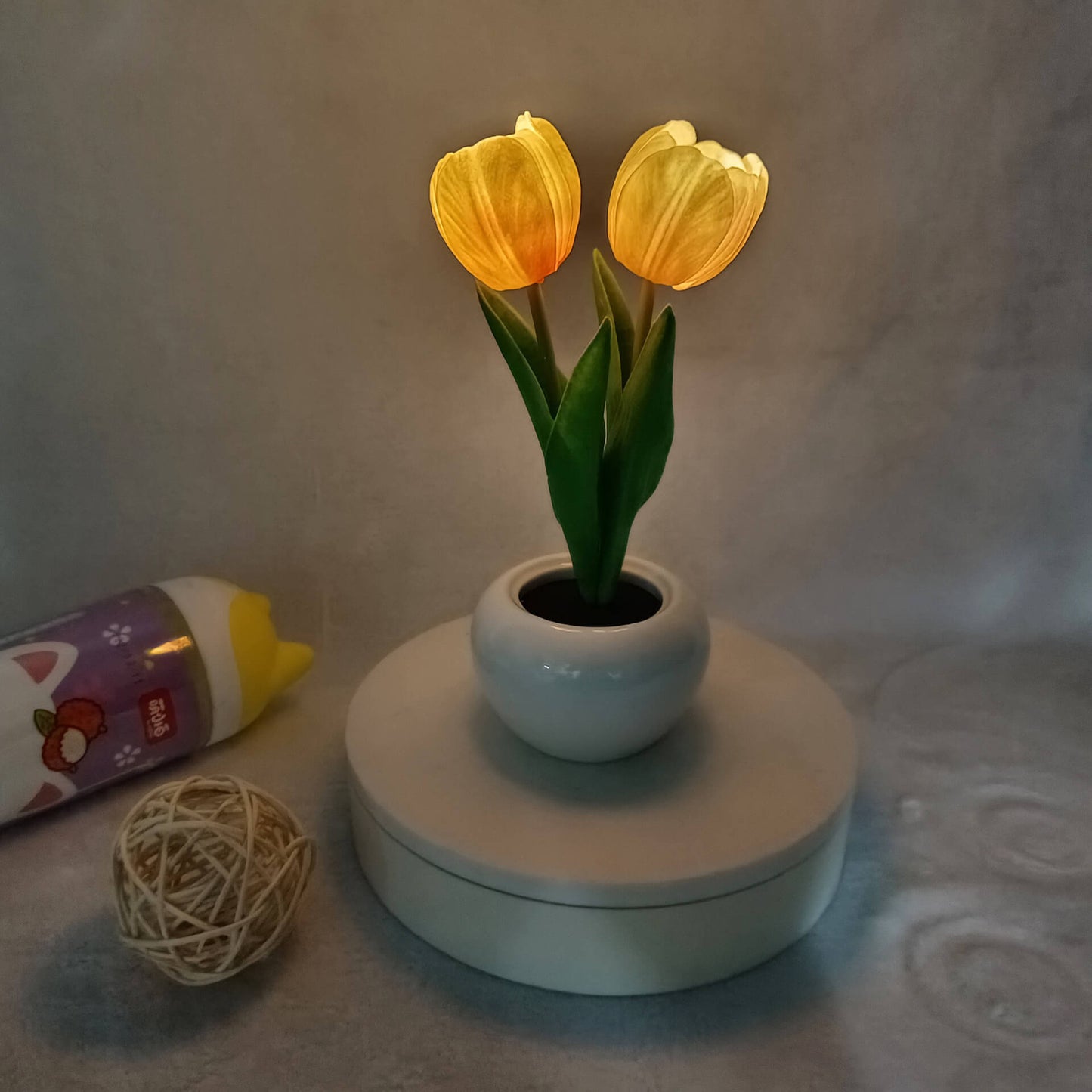 Floroux LED Night Table Lamp | Creative Flower Design | Tulip & Peony | Ambient Light