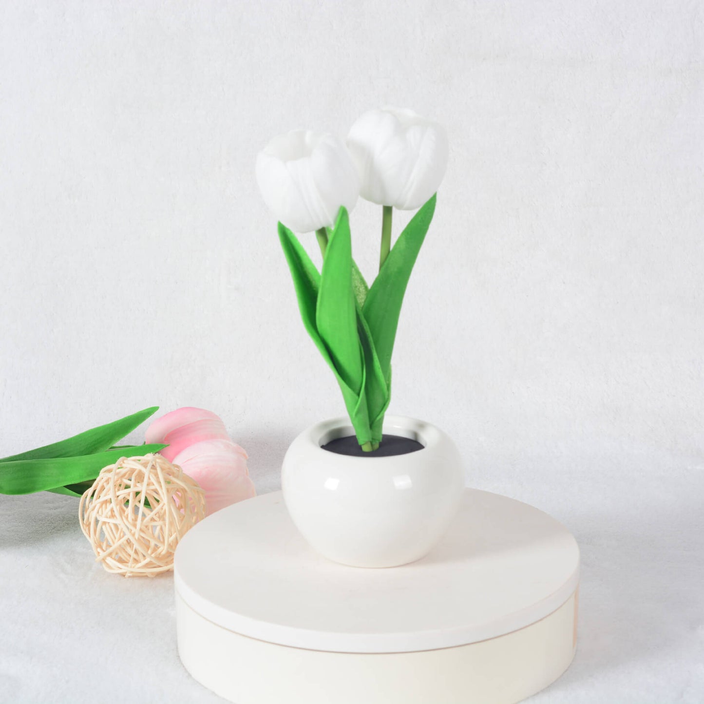 Floroux LED Night Table Lamp | Creative Flower Design | Tulip & Peony | Ambient Light