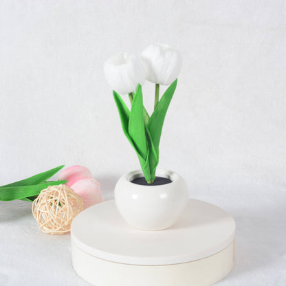 Floroux LED Night Table Lamp | Creative Flower Design | Tulip & Peony | Ambient Light