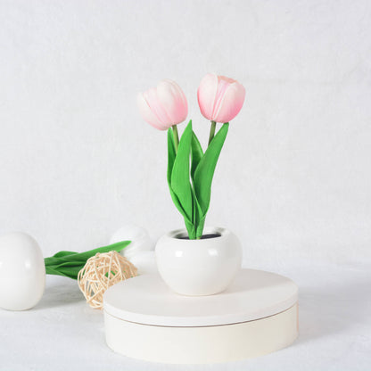Floroux LED Night Table Lamp | Creative Flower Design | Tulip & Peony | Ambient Light